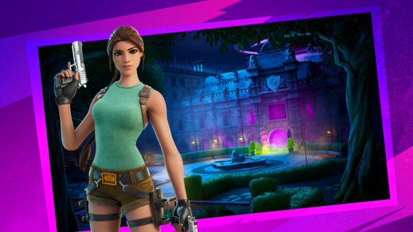 Wallpaper Fortnite, Manor, Croft, Lara