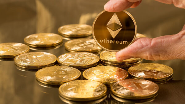 Wallpaper Ethereum, Money, Bitcoin, Coins