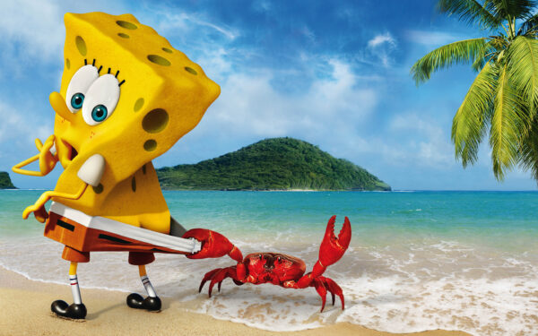 Wallpaper SquarePants, SpongeBob