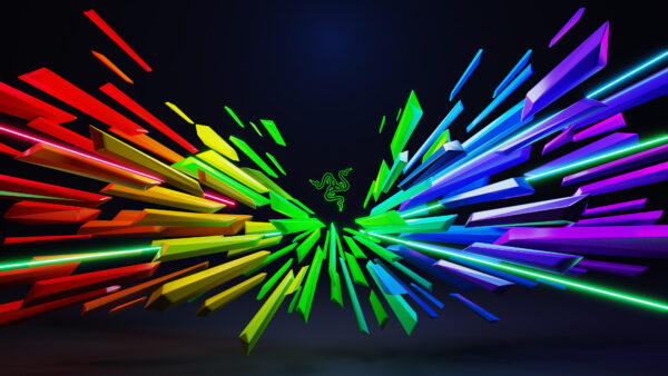 Wallpaper Razer, Colorful, Abstract