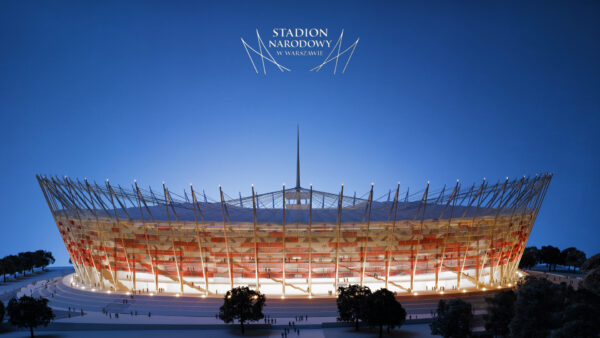 Wallpaper Football, Stadium, Euro, Warsaw