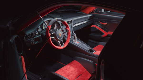 Wallpaper GT2, 911, Porsche, Interior