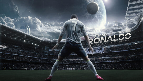Wallpaper View, Ronaldo, Backside, Audience, Background, Desktop