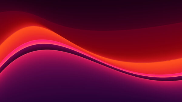 Wallpaper Pink, Gradient, Lines, Mobile, Wavy, Abstract, Shape, Desktop, Red