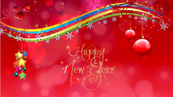 Wallpaper Happy, Background, New, Word, Decoration, 2021, Year