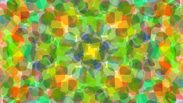 Wallpaper Orange, Green, Gradient, And, Abstract, Colors, Shapes, Desktop