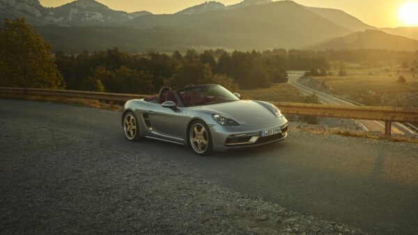 Wallpaper Cars, Boxster, Porsche, 2021, Jahre