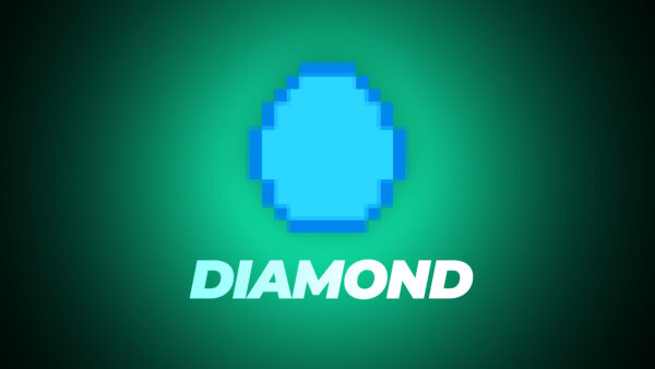Wallpaper Diamond, Minecraft, Desktop