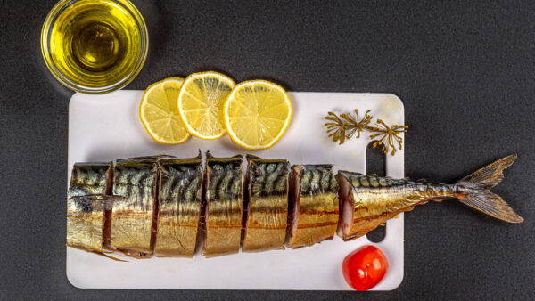 Wallpaper Lemon, Food, Seafood, Fish, Oil