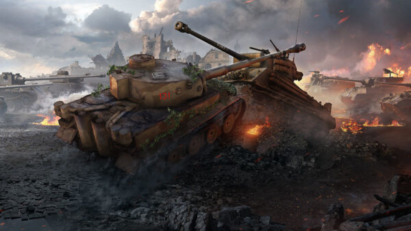 Wallpaper War, World, Games, Tanks, Desktop