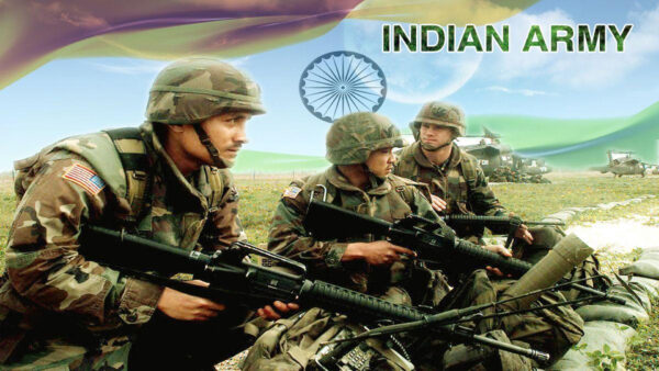 Wallpaper Gun, Desktop, Indian, With, Army, Soldiers