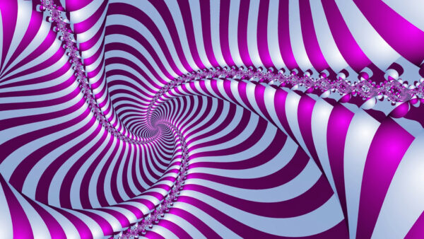 Wallpaper Lines, Trippy, Swirl, Purple, White