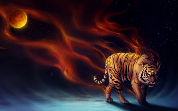 Wallpaper Tiger, Power