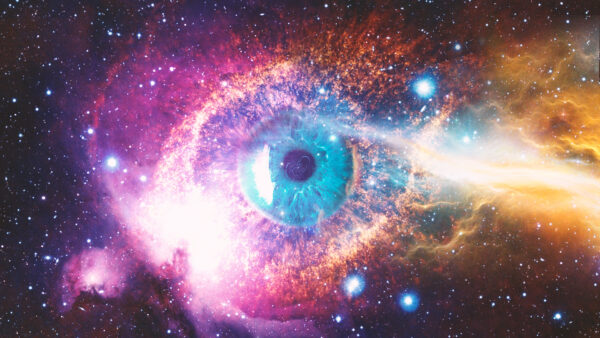 Wallpaper Nebula, Universe, Cosmic, Space, Galaxy, Stars, Eye