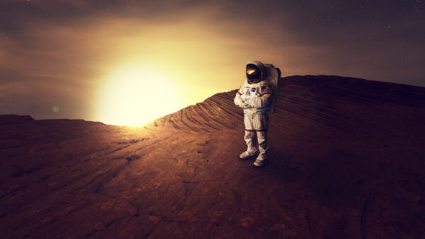 Wallpaper Astronaut, NASA