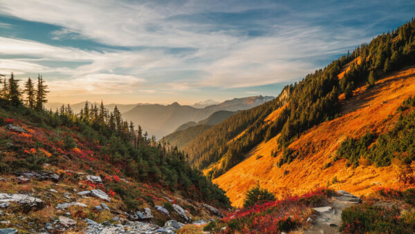 Wallpaper Scenery, Nature, Sky, Cascades, North, Mountains, Desktop, Mobile