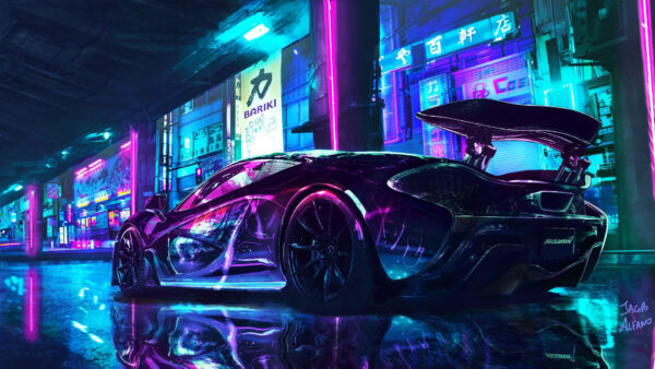 Wallpaper Car, 2077, Cyberpunk