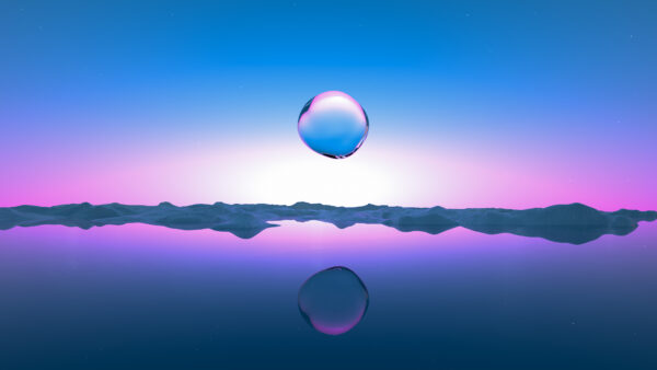 Wallpaper Blue, Sky, Droplet, Pink, Technology, Sunrise, Landscape, Transparent, Clear