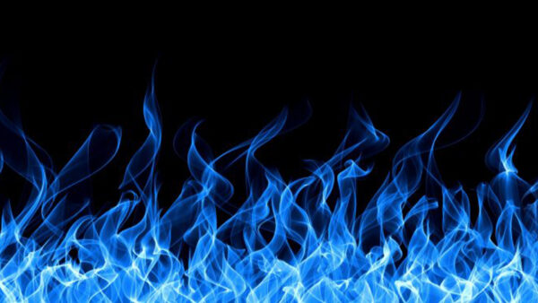 Wallpaper Black, Background, Smoke, Blue