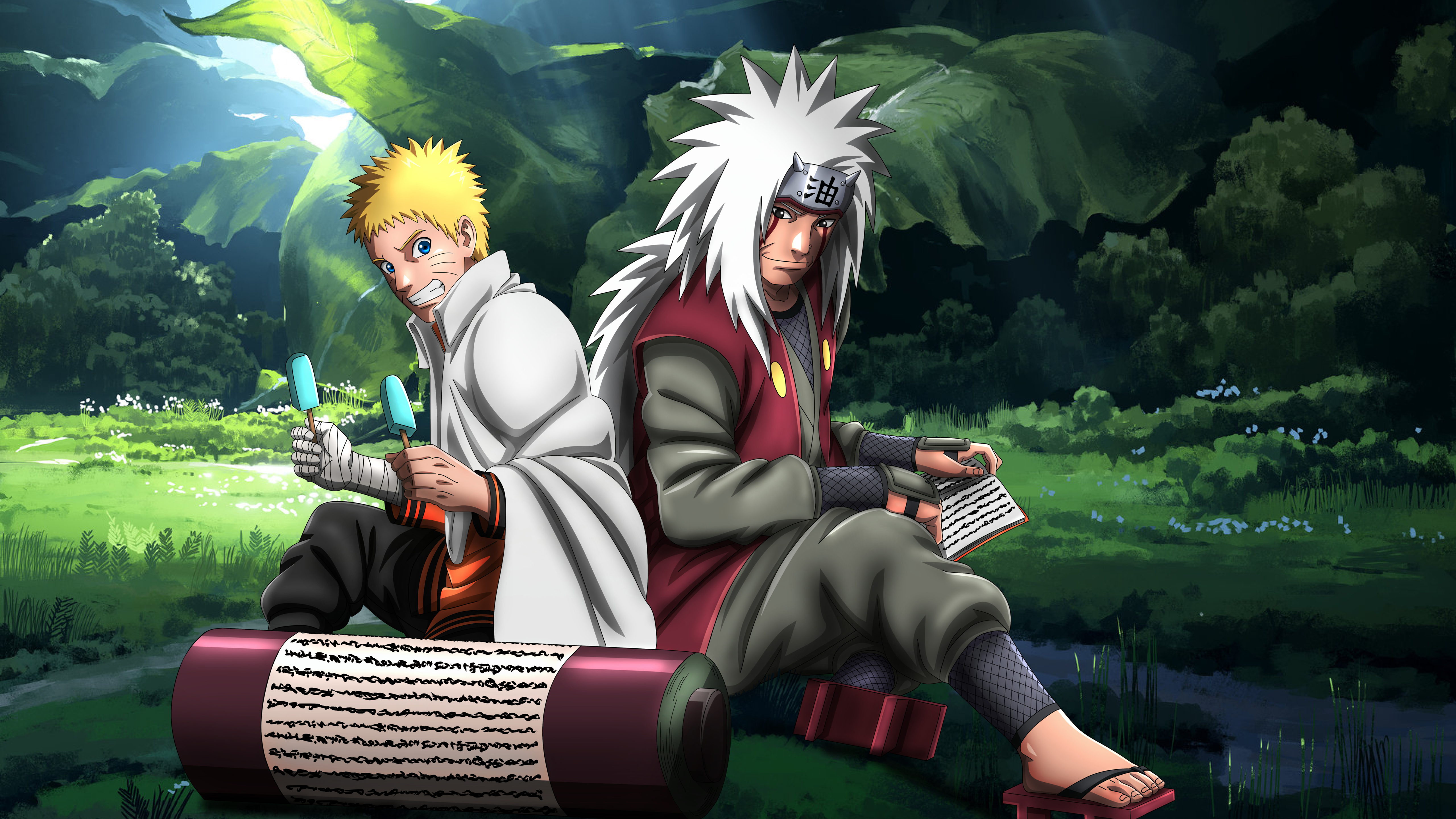 Jiraiya and sakura - joeh - naruto