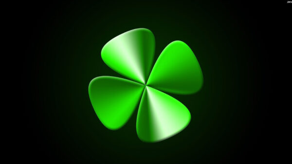 Wallpaper Black, Background, Leaf, Desktop, Clover, Four