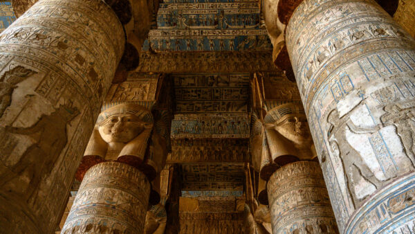 Wallpaper Hieroglyphs, Valley,, Civilization, Egypt, Nile, Dendera, Travel, Temple,, Ancient