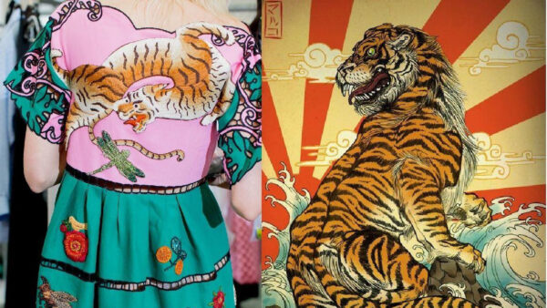 Wallpaper And, Gucci, Desktop, With, Painting, Tiger, Dress