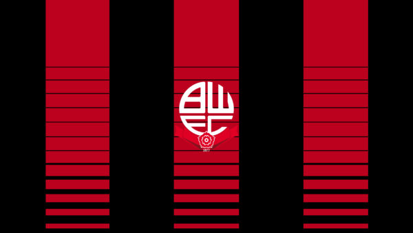 Wallpaper Lines, Soccer, F.C, Emblem, Logo, Background, Bolton, Red, Black, Wanderers