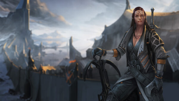 Wallpaper Vaulters, The, Warrior, Woman, Crossbow