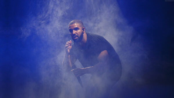 Wallpaper Down, Sitting, Drake, Fog, Background, Desktop, Blue