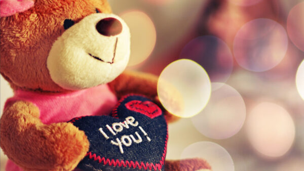 Wallpaper Words, Bear, You, With, Heart, Love, And, Teddy