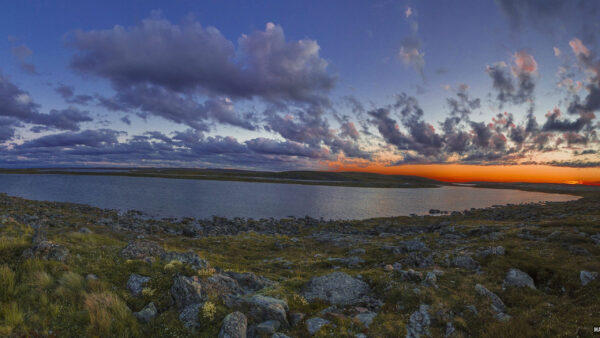 Wallpaper Canada, Sun, Midnight, Nunavut