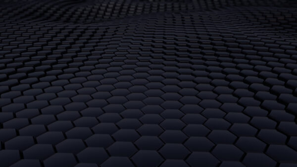 Wallpaper Shapes, Black, Hexagon, Pattern, Abstract