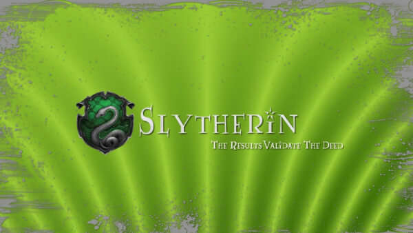 Wallpaper Light, Background, Green, Results, Logo, Validate, Slytherin, The, Deed