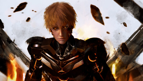 Wallpaper Genos, One-Punch, Man