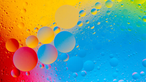 Wallpaper Colorful, Bubbles