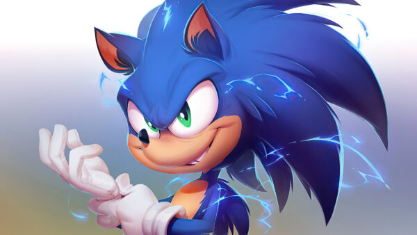 Wallpaper Hedgehog, Eyes, Green, With, Sonic, The, Blue, Desktop