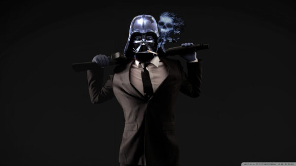 Wallpaper Gun, With, Black, Darth, Vader, Background, Badass, Desktop