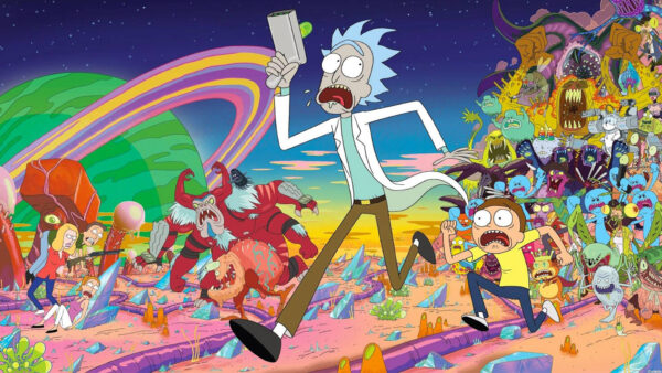 Wallpaper Rick, With, Desktop, Smith, Monsters, Morty, And, Sanchez