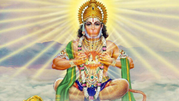 Wallpaper Hanuman, Shiny, Lord, Background
