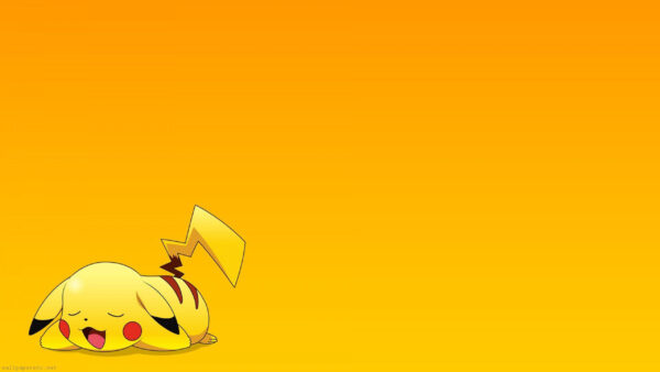 Wallpaper Background, Pikachu, Yellow