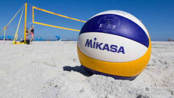 Wallpaper Sand, Background, White, Beach, Yellow, Sky, Blue, Volleyball