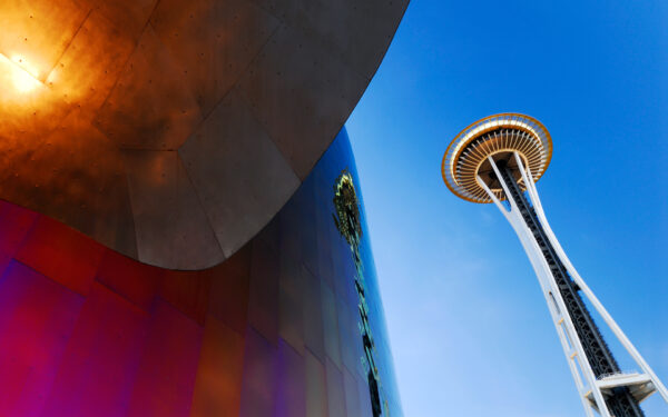 Wallpaper Seattle, Tower, Needle, Space