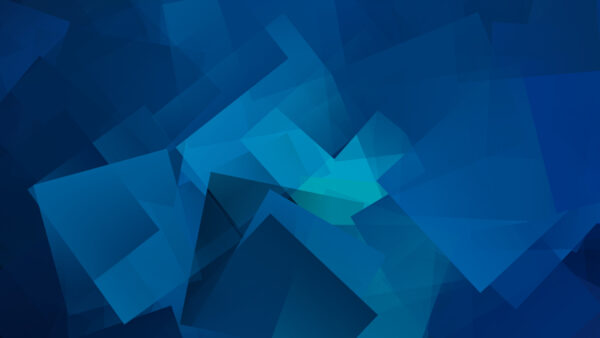 Wallpaper Blue, Cubes, Geometic