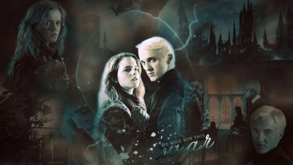 Wallpaper Draco, With, Desktop, Hermione, Malfoy, Granger