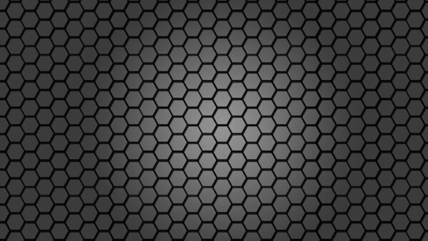 Wallpaper Black, Abstract, Desktop, Hexagon