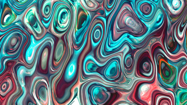 Wallpaper Abstract, Colorful, Stains, Mobile, Desktop, Ripples