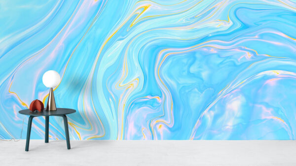 Wallpaper Pastel, White, Desktop, Blue, Marble