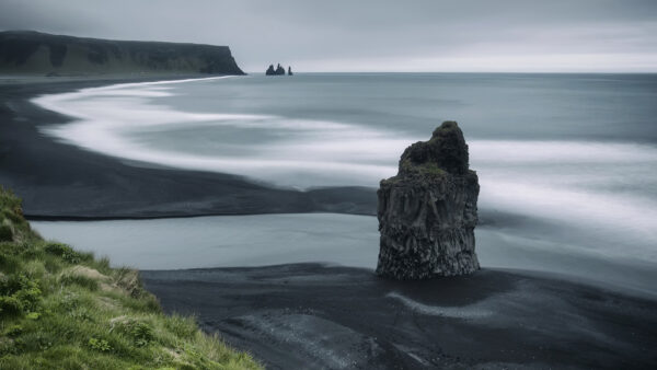 Wallpaper Iceland, Beach, Coast, Horizon, Desktop, Nature