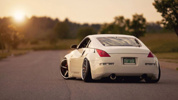 Wallpaper Jdm, 350z, Nissan, Car, White, Desktop